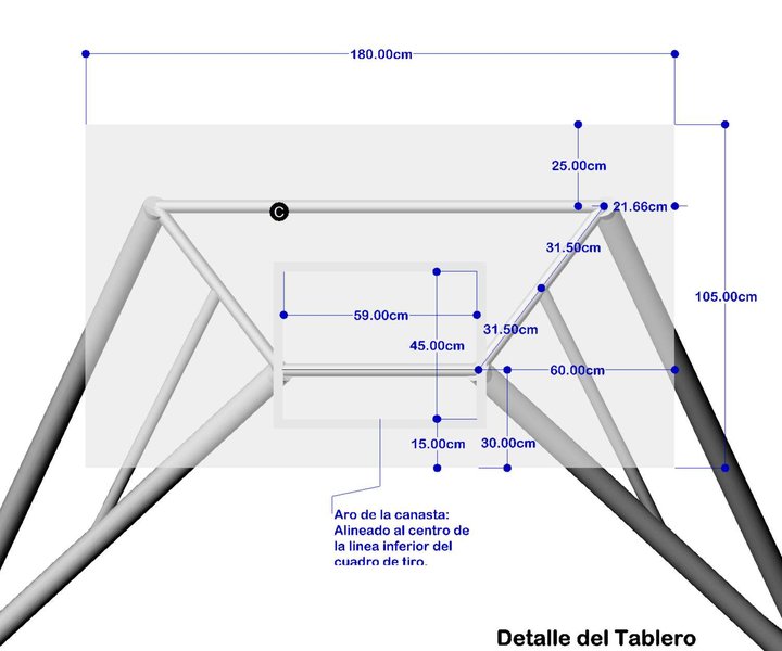 Goal+Basket technical drawing 02